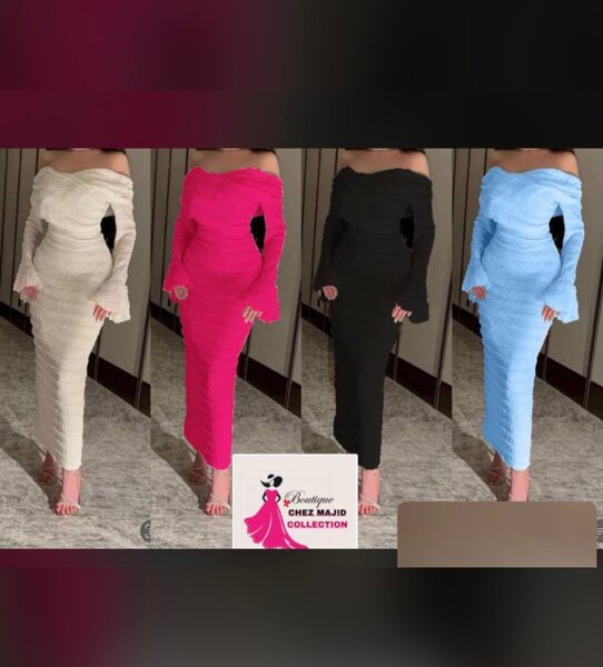 Robe Longue Épaules Dénudées