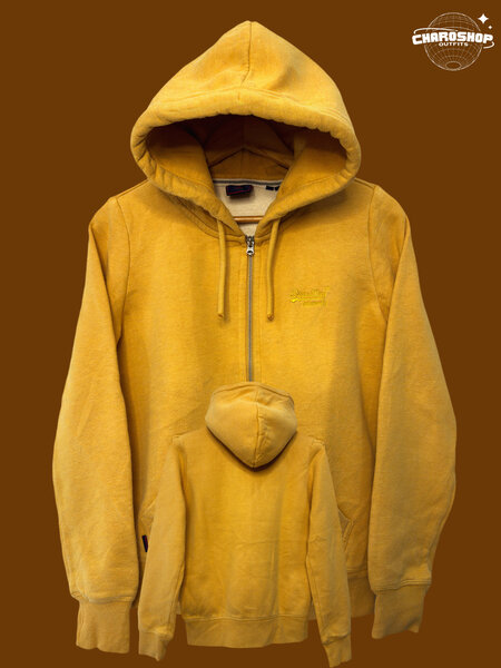 Sweat à Capuche Jaune Unisexe