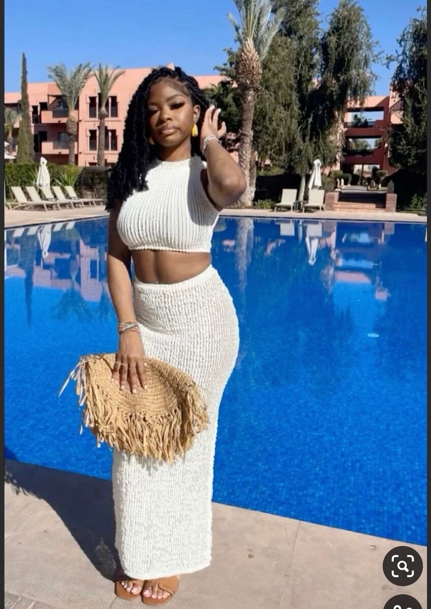 Ensemble jupe plaqué