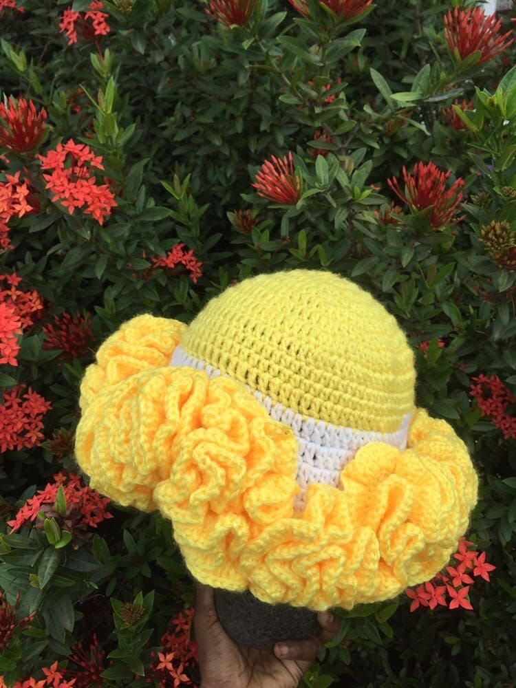 Chapeau Crochet Coloré Fantaisie