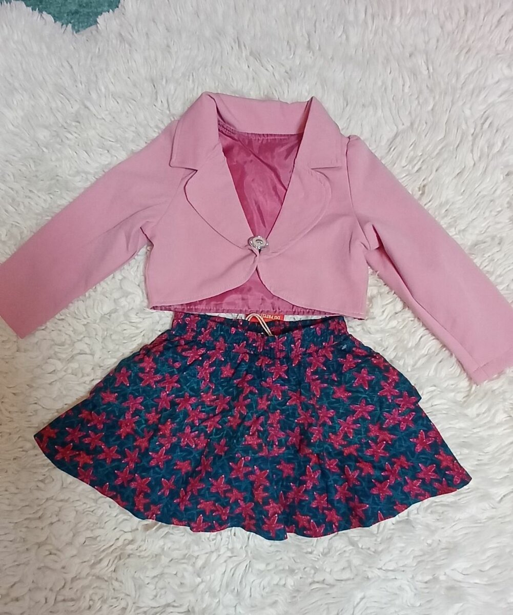 Ensemble jupe & jeans pantalon