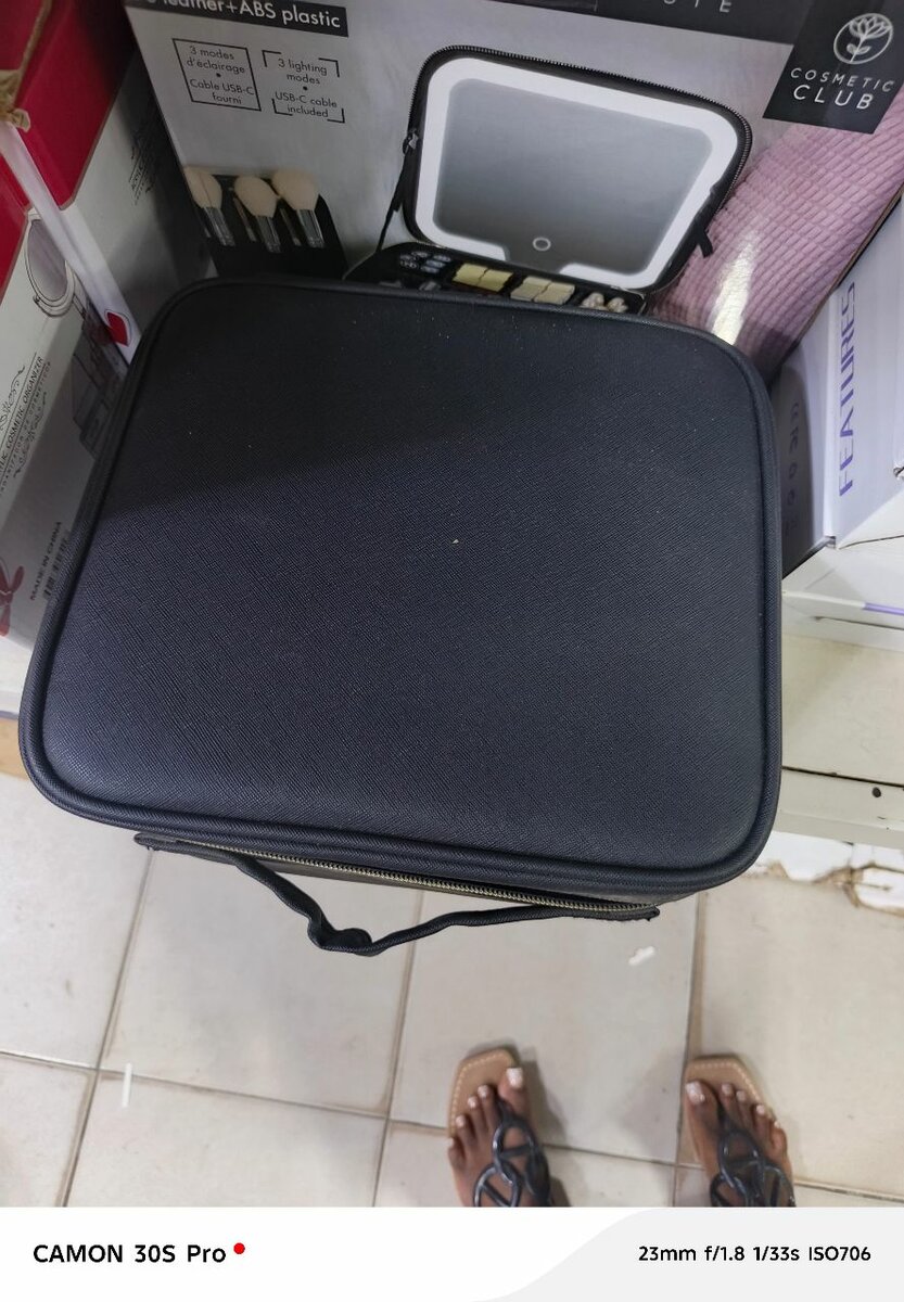 Trousse Maquillage avec Miroir LED