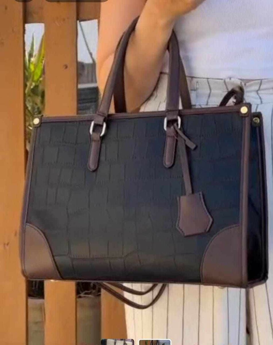 Sac à main femme croco élégant