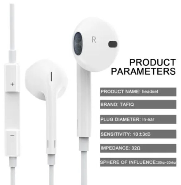 Écouteurs TAFIQ Intra-auriculaires