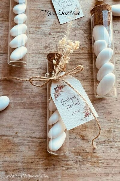 Contenants Dragées en verre 12