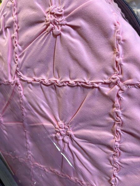 Housse de Couette Capitonnée Rose