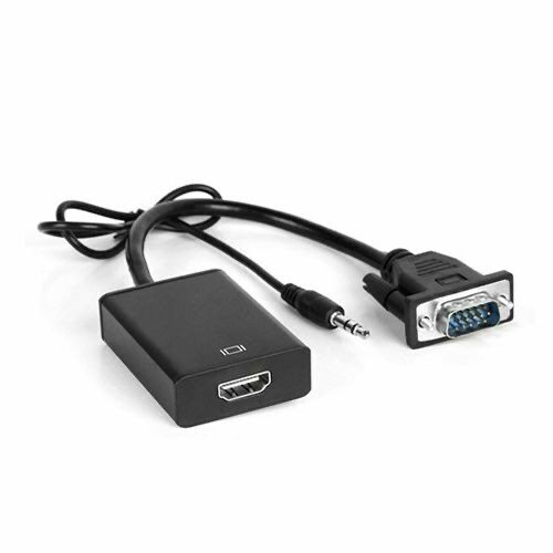 VGA Male To HDMI Female Output Audio TV AV HDTV Video Cable