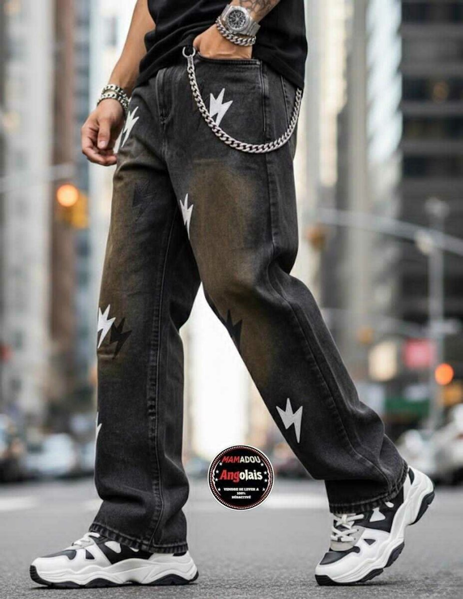 Jeans tendance urbain homme