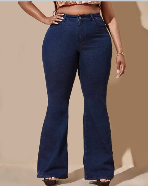 Deep blue bootcut Jean