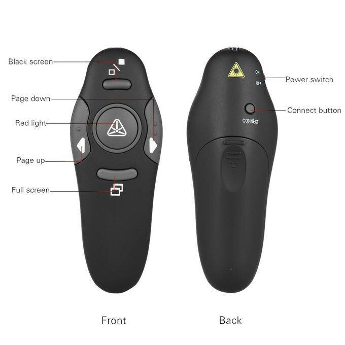 Pointeur de présentation USB-C