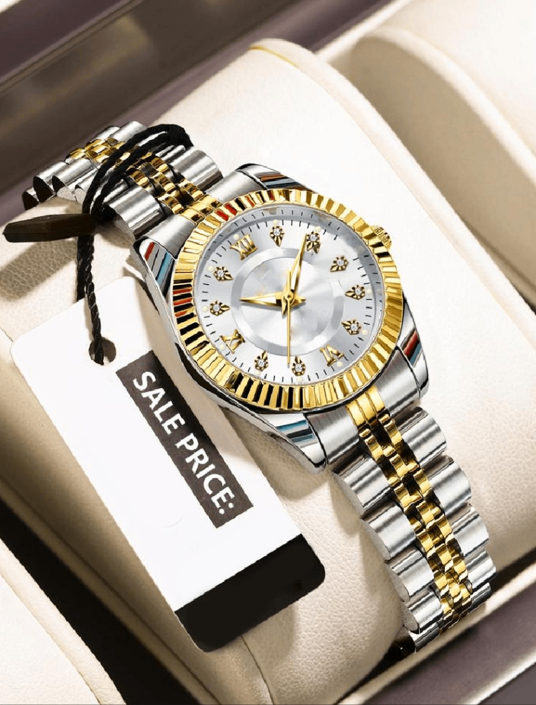 Luxurious Ladies Golden watch