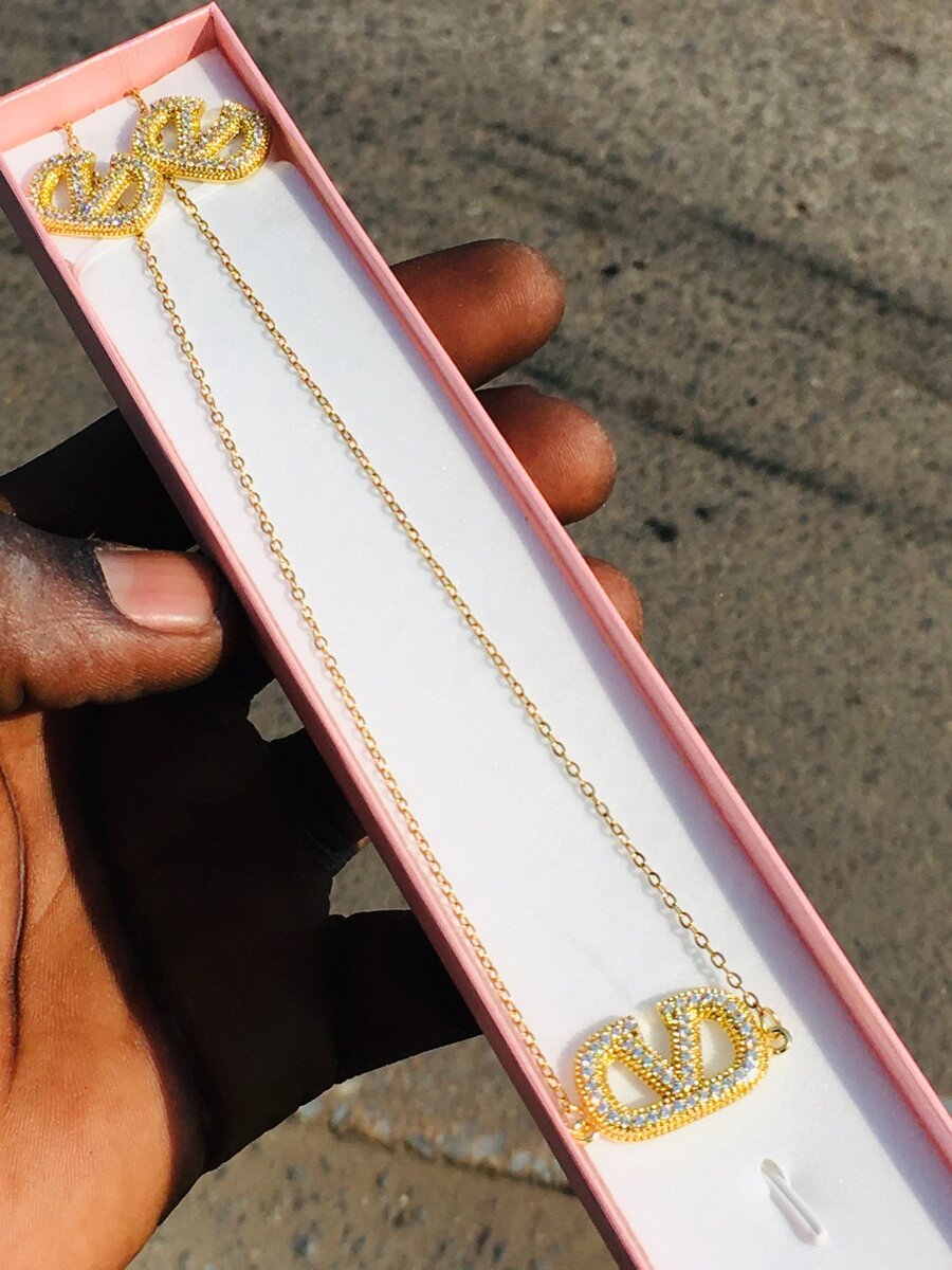 Valentino Necklace and earrings