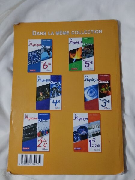 Livre Chimie 1re C D E