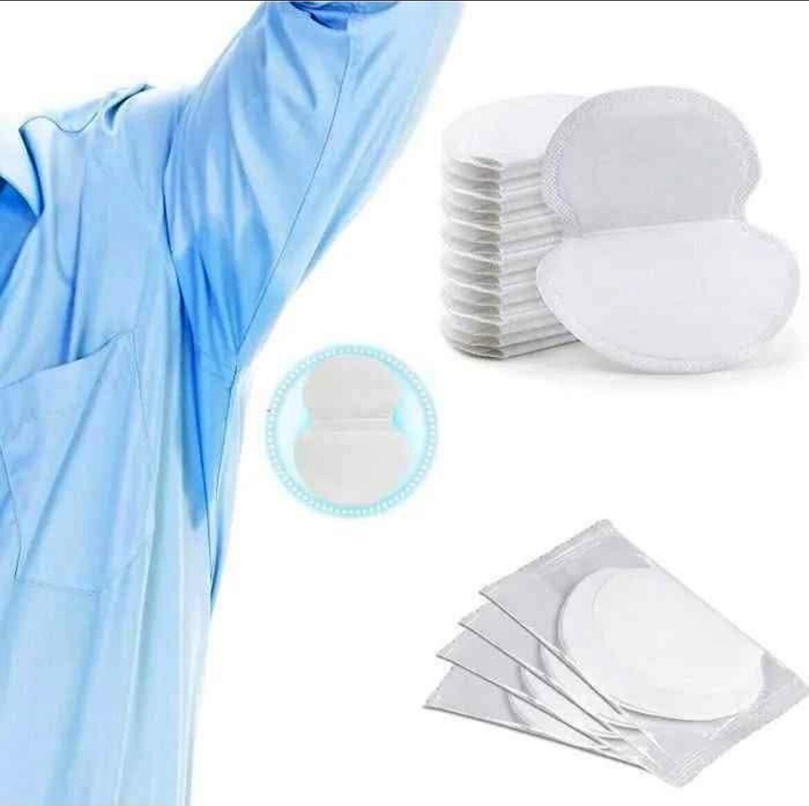 Coton aisselle anti-transpirant