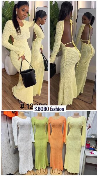 Robe Longue Dos Nu Élégante