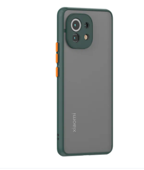 For Xiaomi Mi 11 Lite 2021 - High Quality Matte PC Back Soft TPU Frame Shockproof Color Button with Camera Protection Lens Protection Camera Protective Back Cover Case For Xiaomi Mi 11 Lite 2021