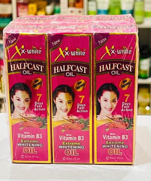 X -white Halfcast whitening oil