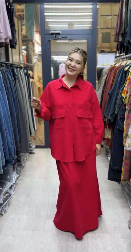 Двойка рубашка и юбка