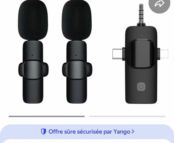 Microphone sans fil portable