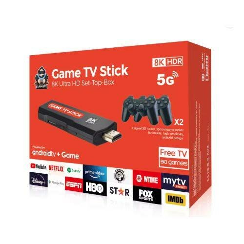 Clé TV HDMI 8K avec Manettes