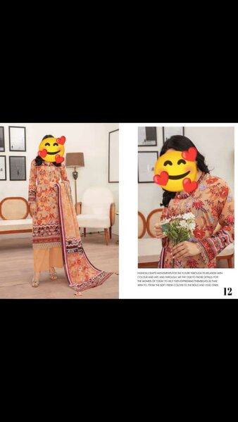 Printed lawn