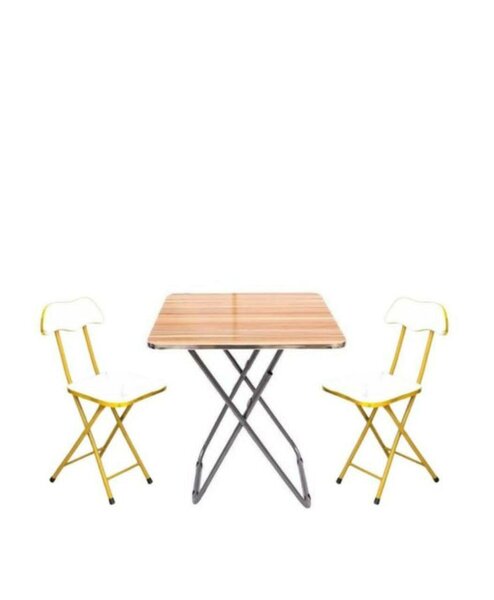 Set table pliante bois