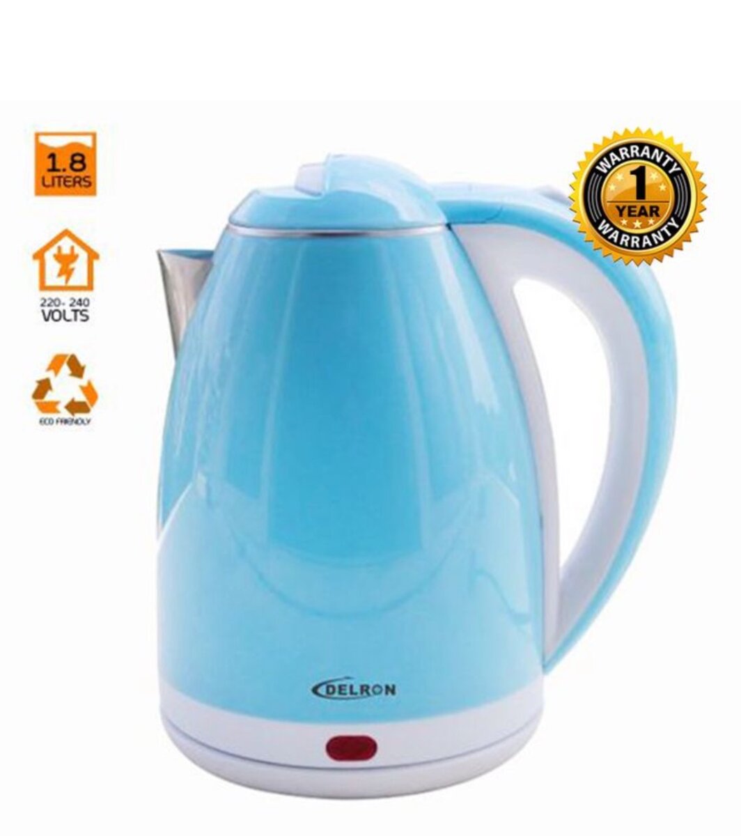 1.8L- Electric Kettle - White/Blue