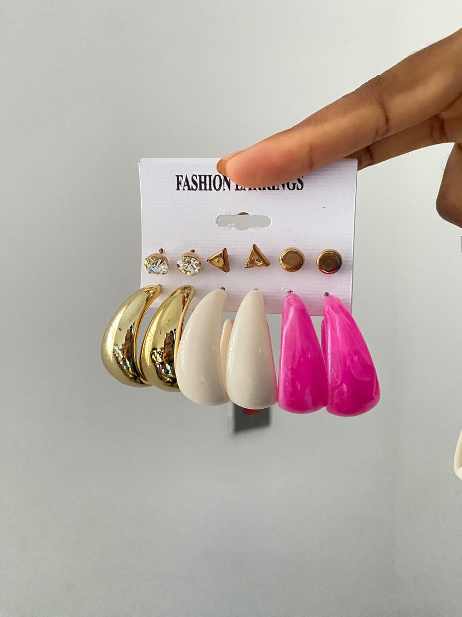 6 in 1 earring set