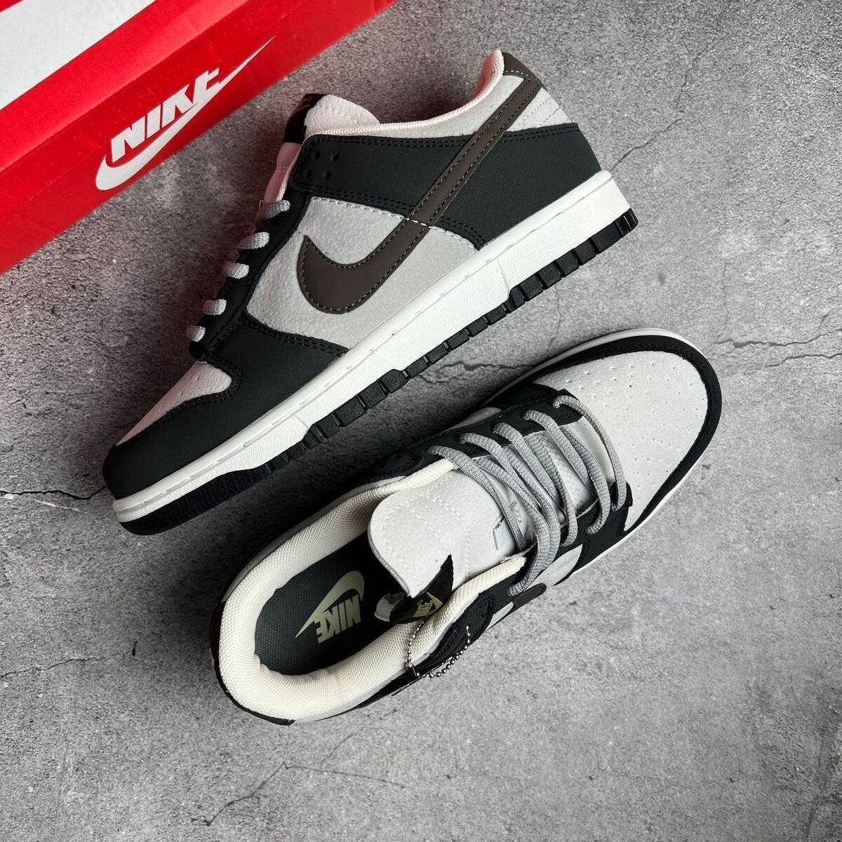 Baskets Nike Dunk Noir Blanc