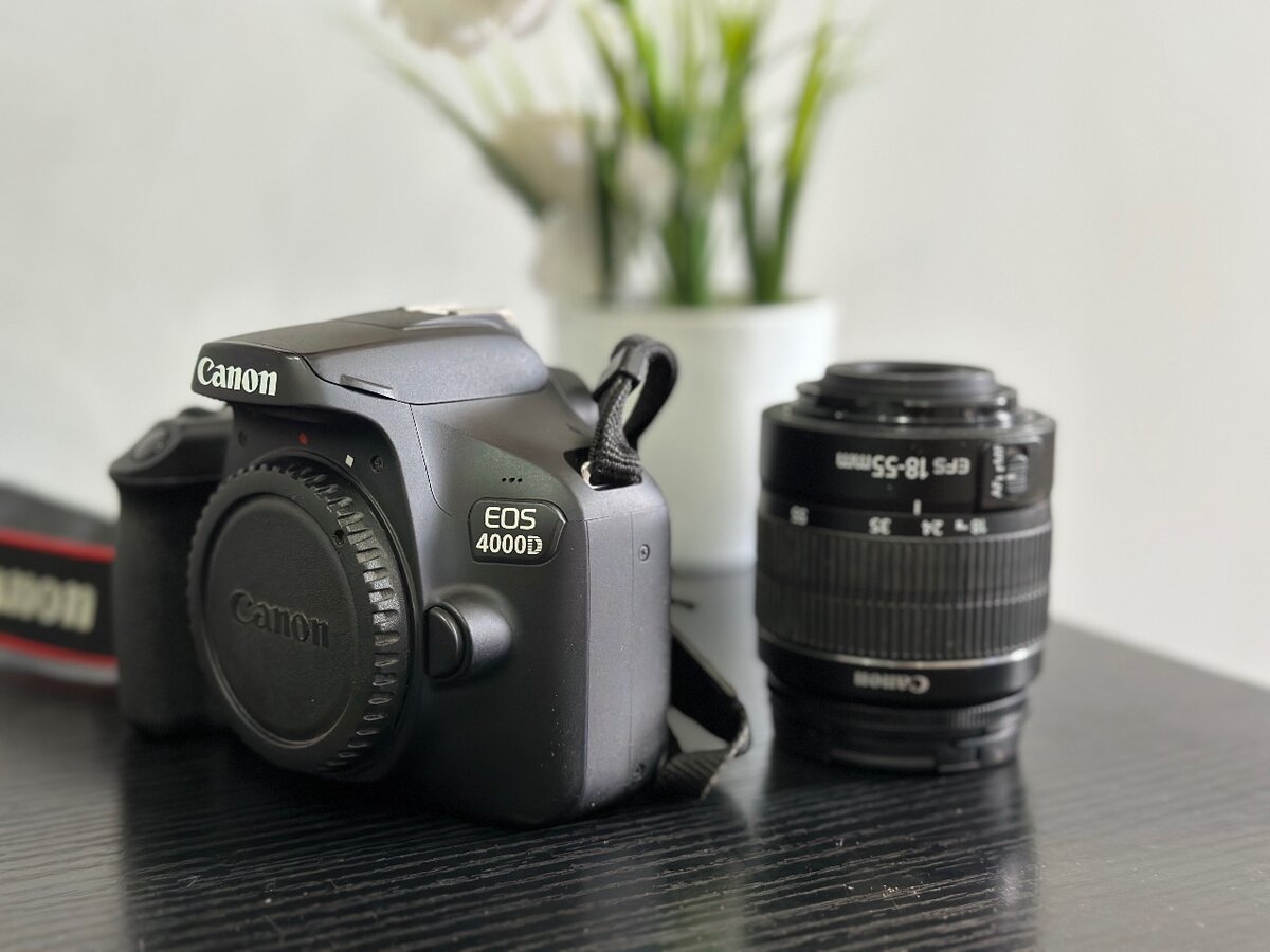 Canon 4000d with efs 18-55 lens