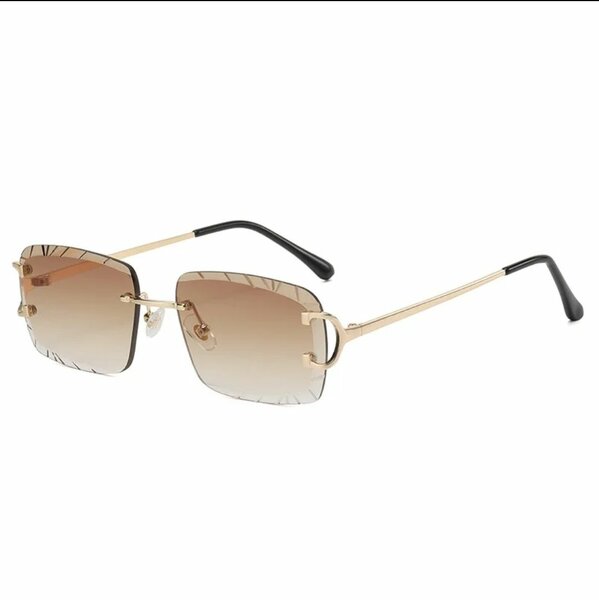 Lunettes de soleil hexagonales élégantes