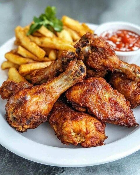 Poulet grillé savoureux