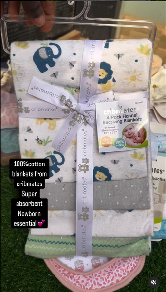 blankets cotton 4 pack