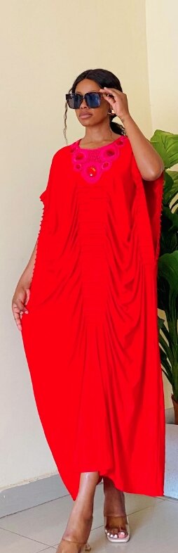 Elegant red dress free size