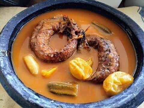 Sauce claire brochet -foufou