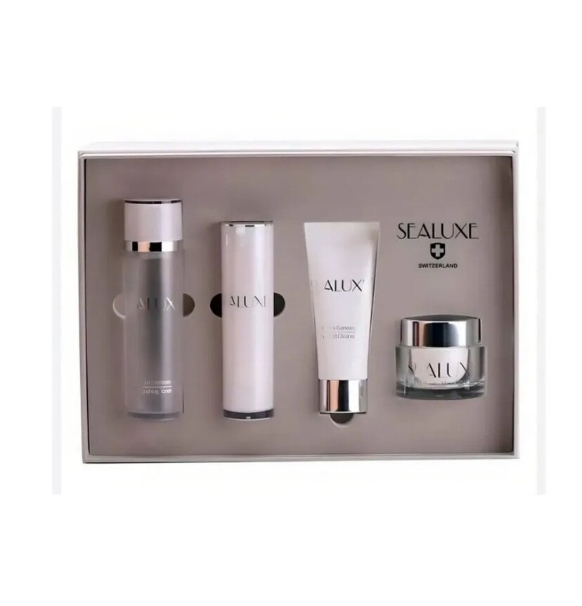 Швейцарская косметика Sealuxe Уходовый набор для лица 4в1