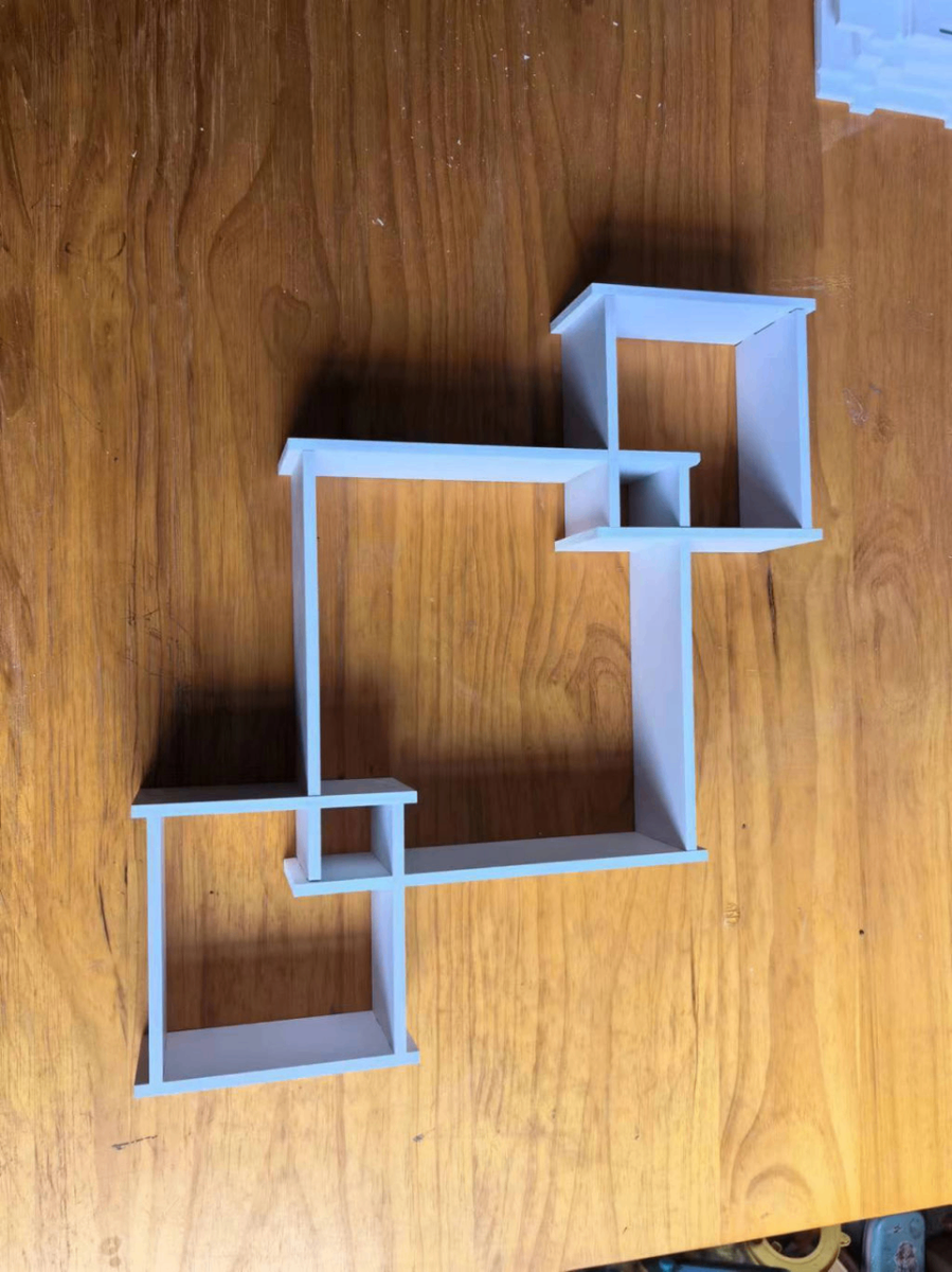 3 box floating shelves