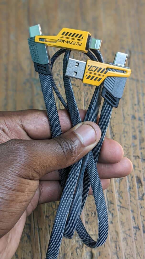 4 in 1 quality 100w phone charging cables