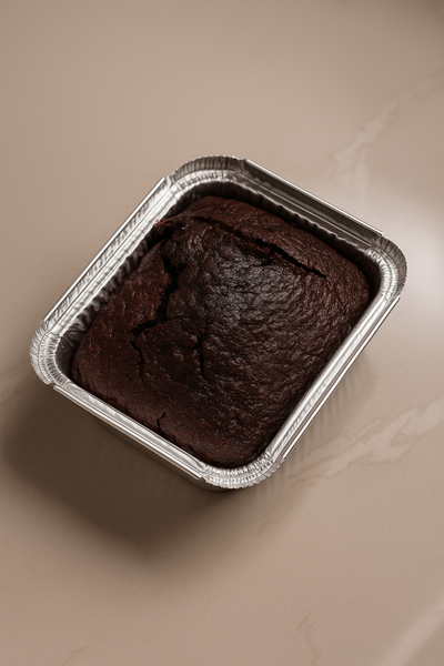 Brownies milk shot nature