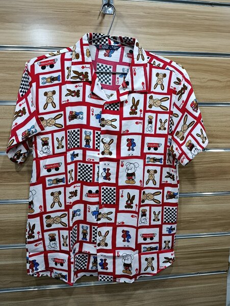 Chemise imprimée motifs ludiques