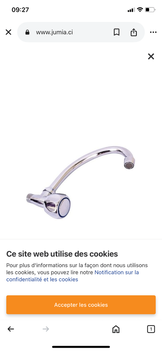 Mitigeur de Cuisine Chromé