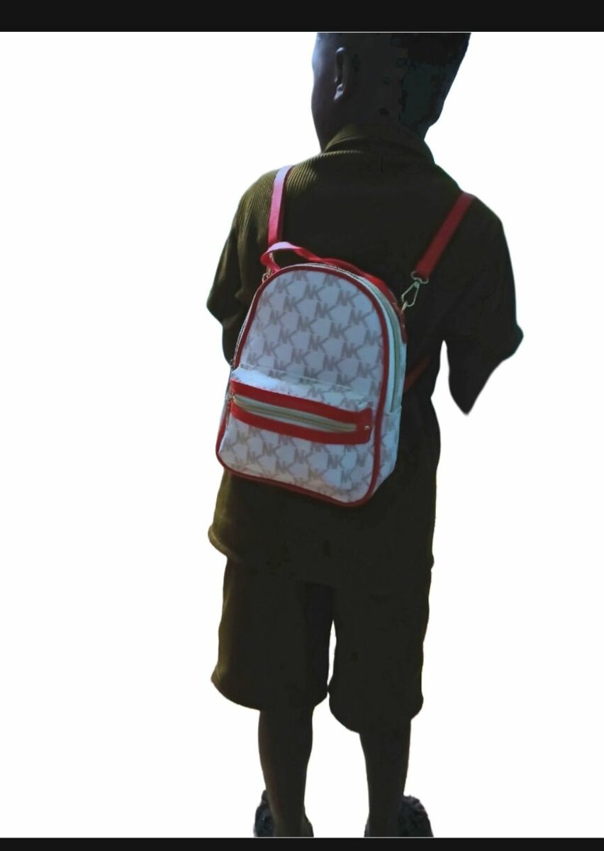 Mini sac à dos rouge