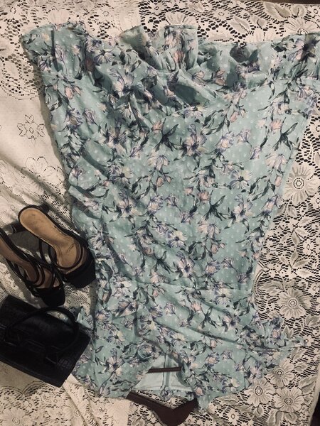 Robe fleurie d'été élégante