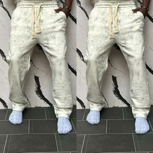 Pantalon jogging beige