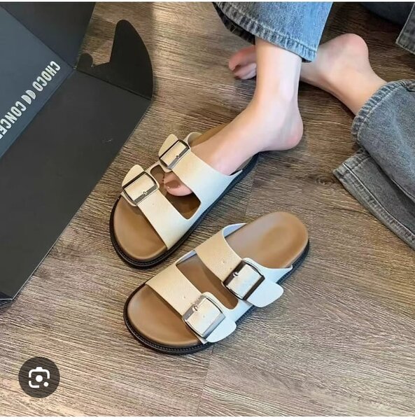 Sandales confortables boucles