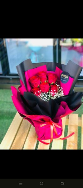 Bouquet de roses rouges