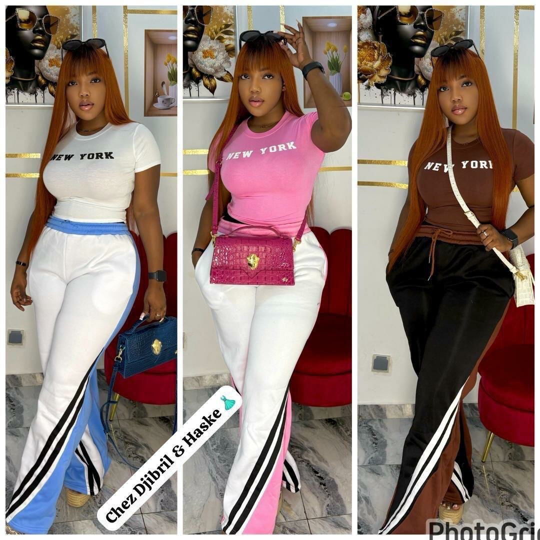 Ensemble sport coloré