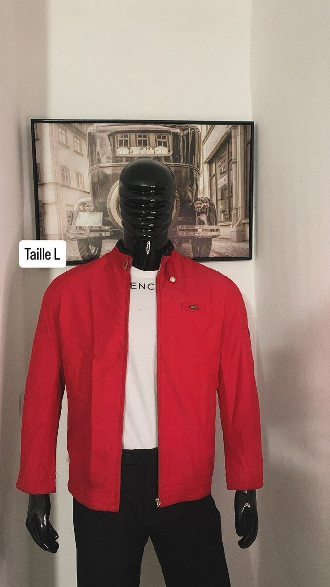 SurchemiseRouge Homme Taille