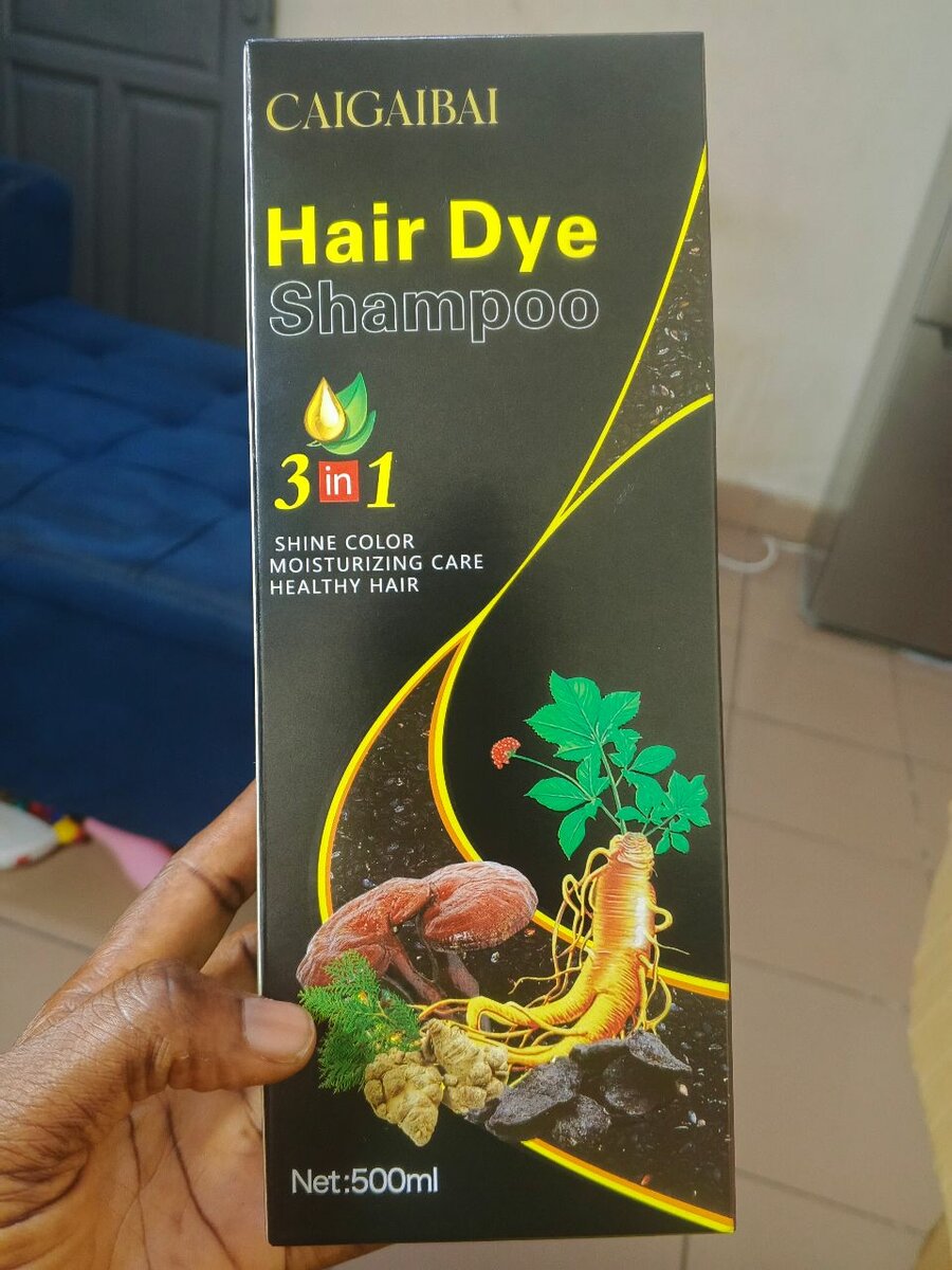 Shampoo Teinture Cheveux 3 en 1