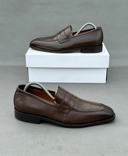 Mocassins en cuir pour hommes